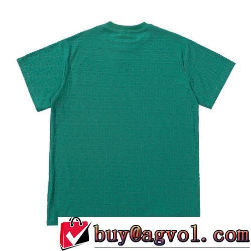半袖Tシャツ ファション性の高い 2022春夏 3色可選 通気性に優れた シンプル フェンディブランド 偽物 通販 男女兼用