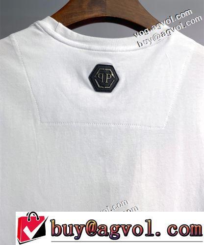 個性的なデザイン 半袖Tシャツ デザイン性の高い PHILIPP PLEINスーパーコピー 柔らかい手触り 2022春夏 使い勝手抜群 2色可選