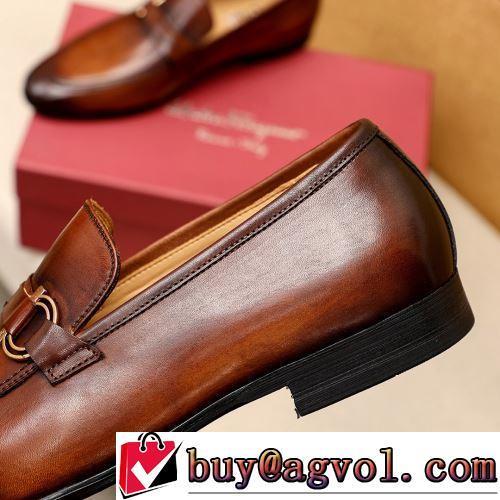 革靴 2022新作 FERRAGAMOブランド コピー 最安値に挑戦 フォーマルシューズ 3色可選