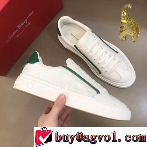 2022新作 豊富なサイズ フルグレインレザー FERRAGAMOブランド 偽物 通販 軽量で疲れにくい 4色可選 カジュアルシューズ