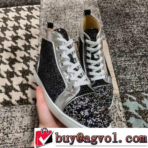 最安値に挑戦 ハイトップシューズ 2022新作 CHRISTIAN LOUBOUTINブランド コピー オリジナル 