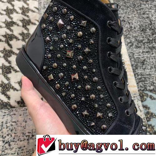 2022新作 CHRISTIAN LOUBOUTINスーパーコピー 先行販売 ハイトップシューズ 流行や季節に拘らないデザイン 軽量
