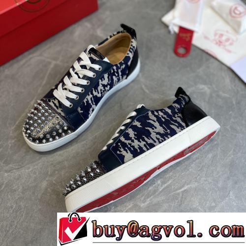 2022新作 耐久性のある フラットシューズ ロードジョグ エナメル革 CHRISTIAN LOUBOUTINブランド コピー
