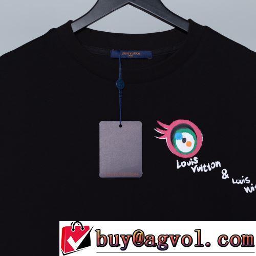 2022新作 半袖Tシャツ 個性的 2色可選 ルイ ヴィトンスーパーコピー 激安 細身のシルエット 頑丈な素材