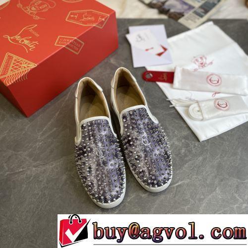 CHRISTIAN LOUBOUTINスーパーコピー 2022新作 先行販売 カジュアルシュッズ 紐なし ファッション 人気