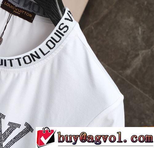 長く愛用できる 2色可選 半袖Tシャツ ルイ ヴィトンコピー ブランド スタイリッシュな印象 ドライ 2022春夏