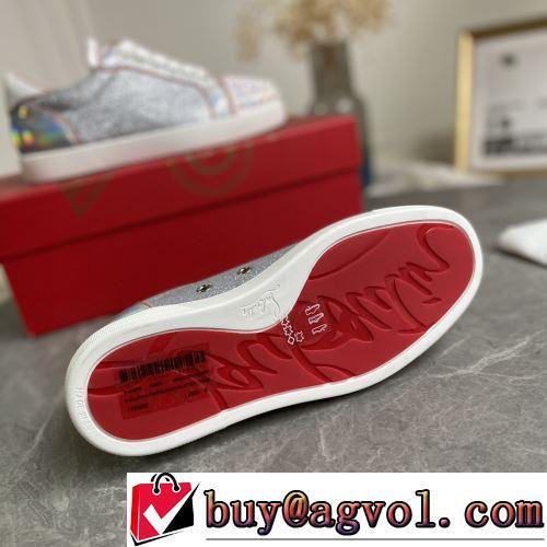 セール中 ローヒール 2022新作 ナチュラルな素材感 ロードジョグ CHRISTIAN LOUBOUTINコピーブランド