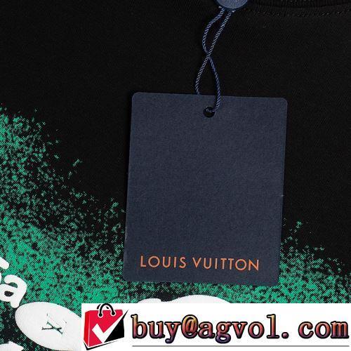 2022春夏 高級感ある LOUIS VUITTONスーパーコピー 2色可選 半袖Tシャツ 男女兼用 自然な肌触り