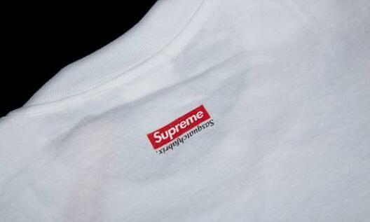 柔らかく優しいシュプリーム サスクワッチゴールドフィッシュ 　独特な光沢感のあるTシャツ　ホワイト.