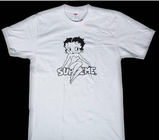 カジュアルなスタイル　シュプリーム ベティブープ　大活躍　Ｔシャツ　ホワイト.