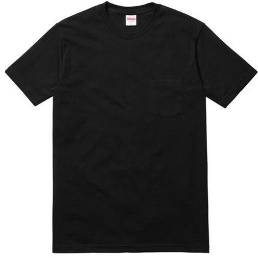 スタイルアップ効果高めのSupreme 14SS アンチヒーローポケット　シンプルデザインＴシャツ.