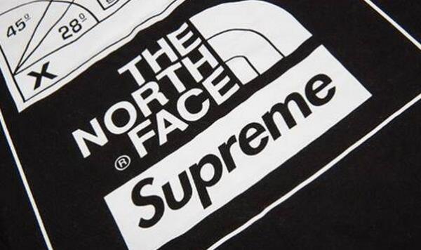 適度に厚みのあるシュプリーム ノースフェイススティープテック　柔らかく Tシャツ　ブラック.
