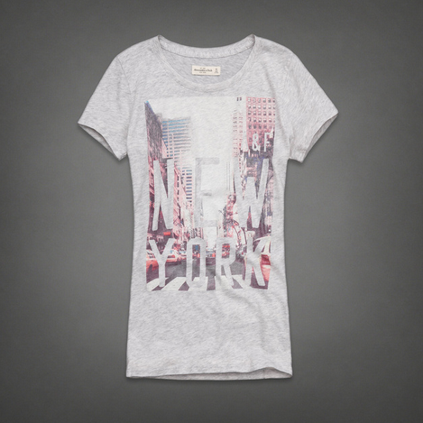 アバクロンビー&フィッチ スーパーコピーN級品女性半袖Tシャツ