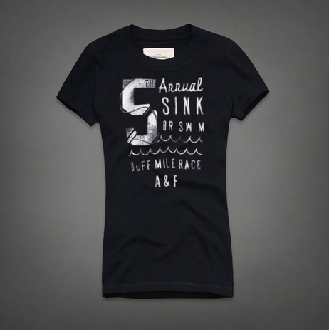 アバクロンビー&フィッチ スーパーコピー女性半袖Tシャツ