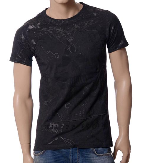 フィリッププレイン偽物トランプスカルTシャツ