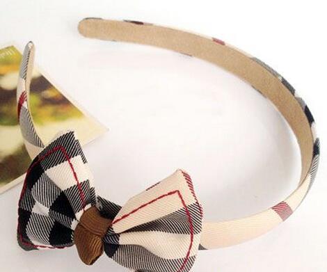 BURBERRY バーバリー 通販チェック蝶結び カチューシャ ヘアアクセサリー