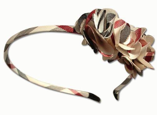BURBERRY バーバリー コピー品激安チェック花 チューシャ