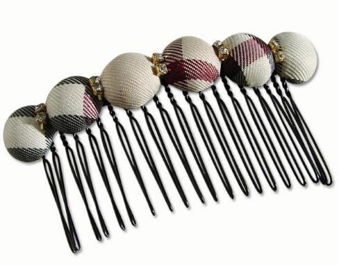 バーバリー コピー品激安 専用格子生地 ヘアコーム ヘアアクセサリー