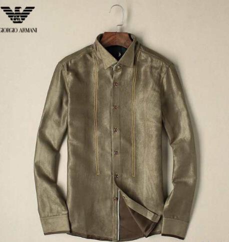 ARMANI アルマーニ偽物 長袖シャツ