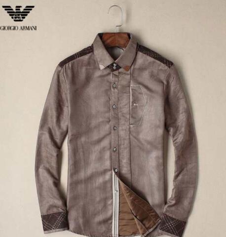 ARMANI アルマーニ偽物 長袖シャツ