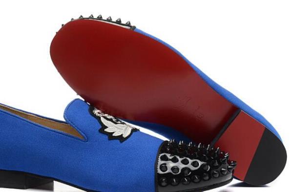 Christian Louboutinクリスチャンルブタン  スエードスパイク ビジネスシューズ