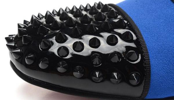 Christian Louboutinクリスチャンルブタン  スエードスパイク ビジネスシューズ