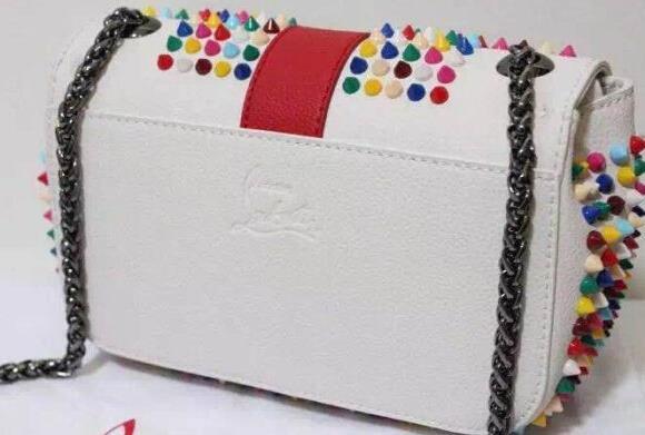 クリスチャンルブタン Christian Louboutin カラースパイク ショルダーバッグ