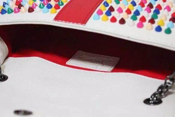 クリスチャンルブタン Christian Louboutin カラースパイク ショルダーバッグ