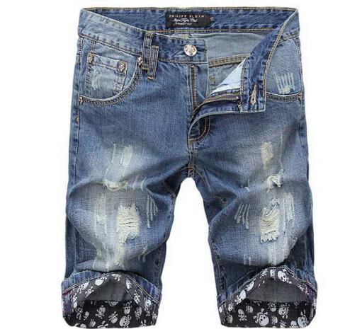 2015  PHILIPP PLEIN フィリッププレイン ハーフデニム