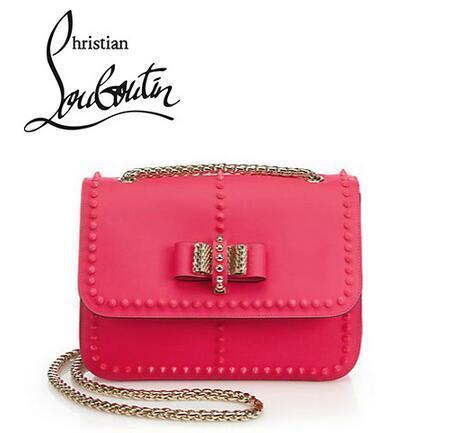定番のカラークリスチャンルブタンCHRISTIAN LOUBOUTIN  抜群バッグ スタッズ .