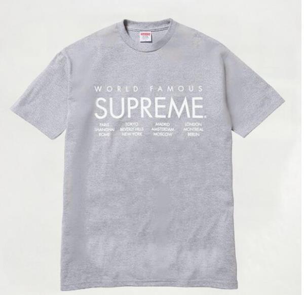 重宝するアイテム Supreme シュプリーム インターナショナル 伸縮性も抜群なＴシャツ  グレー .