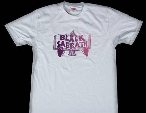 綺麗なシュプリーム ブラックサバス トム　Tシャツ　ゆったりサイズ　ホワイト.