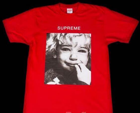 理想的なスタイル　シュプリーム　Supreme 15FW Crybaby Tee 肌触りの良さ　クライベイビーＴシャツ	レッド.