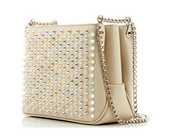 お買い得Christian Louboutin ルブタン　TRILOUBI チェーン 収納できるショルダーバッグ.
