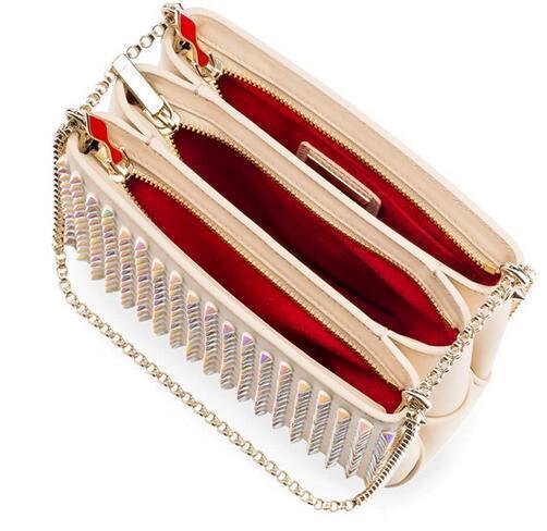 お買い得Christian Louboutin ルブタン　TRILOUBI チェーン 収納できるショルダーバッグ.