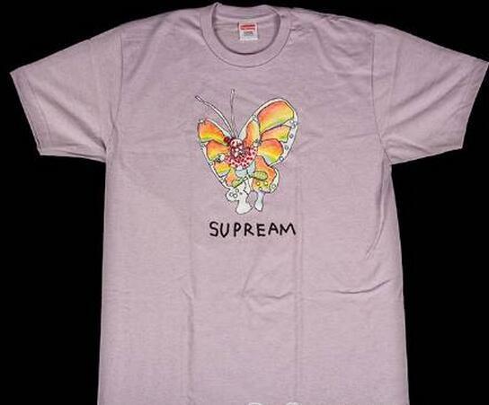お買い物　シュプリーム 希少価値が高いＴシャツ　パープル.