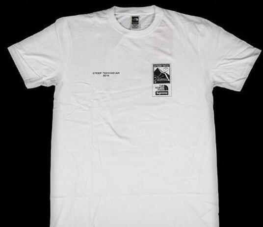 お買い得　シュプリーム ノースフェイススティープテック　肌触りの良いTシャツ　ホワイト.