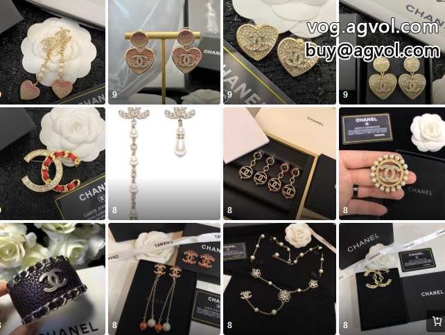 女性用アクセサリーのイヤリングコレクション