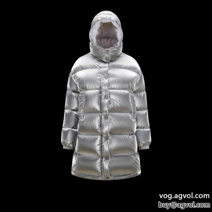 2022新作Moncler ブランドコピーGaouロングダウンジャケットレディースカラー｜ブラックホワイトシルバー｜サイズ：0123_0_2
