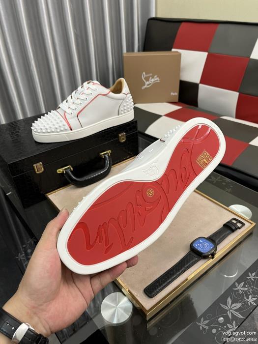 christian louboutin 靴 コピー（赤い底の靴）コーナーシリーズ、カップルカジュアル板靴_0_0