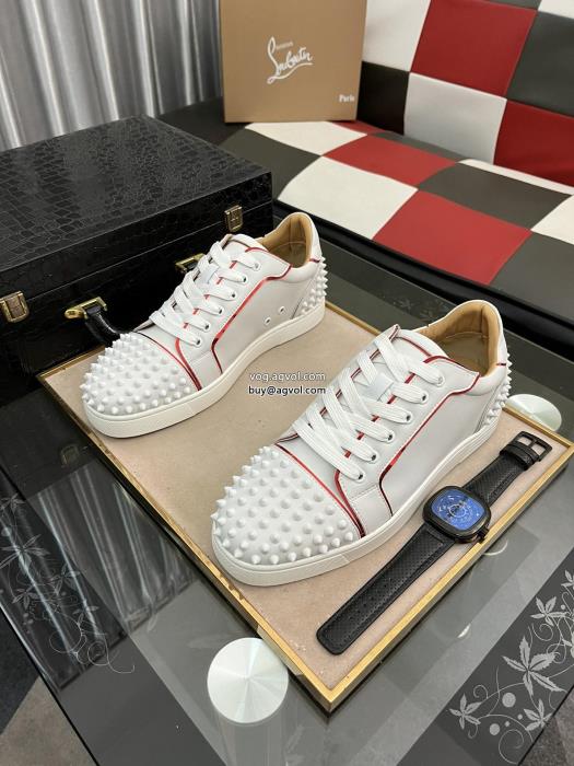 christian louboutin 靴 コピー（赤い底の靴）コーナーシリーズ、カップルカジュアル板靴_0_2