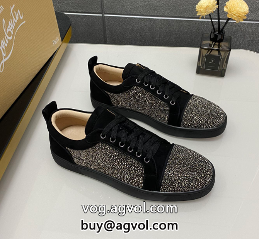 christian louboutin（CL赤い底の靴）コーナードリルシリーズのカップルカジュアル板靴_0_2