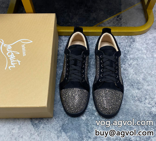 christian louboutin（CL赤い底の靴）コーナードリルシリーズのカップルカジュアル板靴_0_3