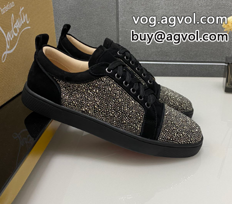 christian louboutin（CL赤い底の靴）コーナードリルシリーズのカップルカジュアル板靴_0_4