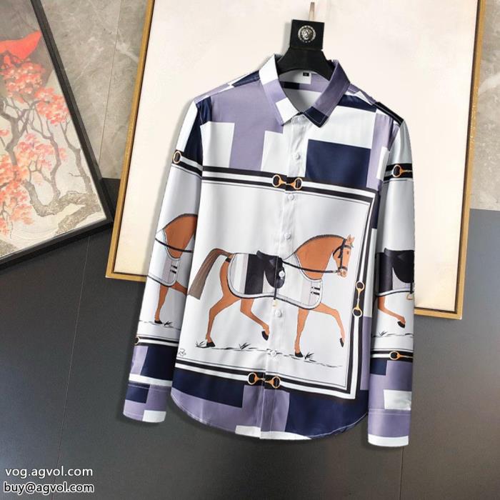 長袖Tシャツブランド スーパー コピー 優良セール価格爽やかマルチHERMES_0_3