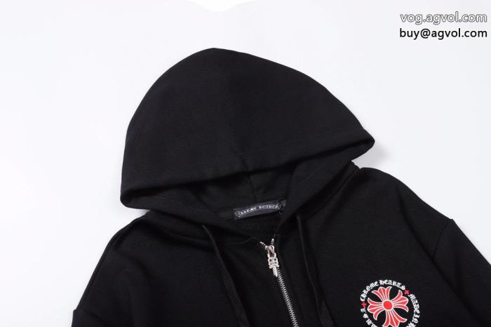 偽物 ブランド 激安2022パーカーセレブ愛用　22新作今年らしい着こなしCHROME HEARTS_0_2