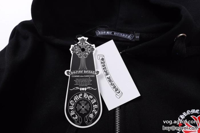 偽物 ブランド 激安2022パーカーセレブ愛用　22新作今年らしい着こなしCHROME HEARTS_0_4