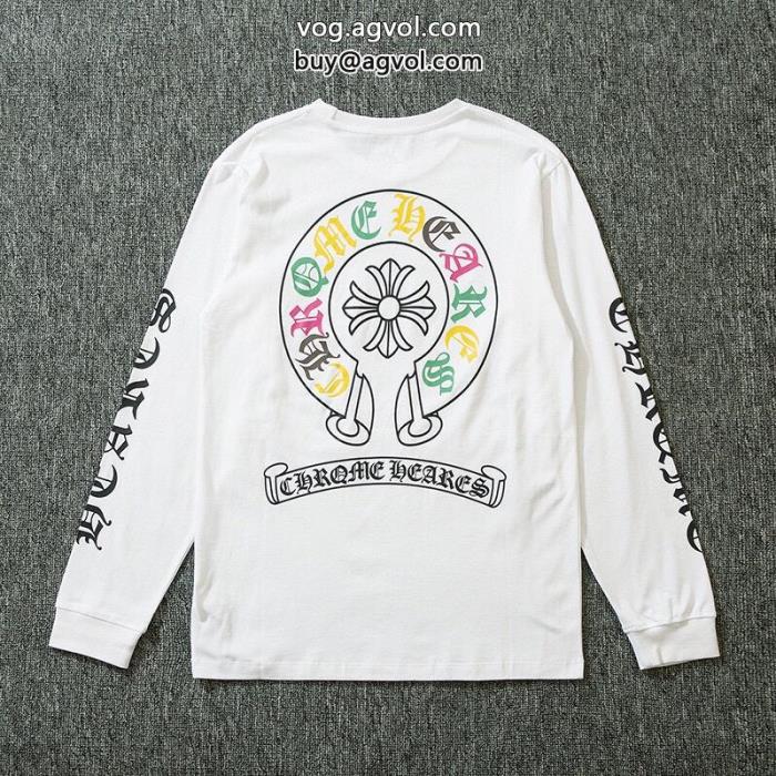 ブランド コピー  2022&nbsp;長袖Tシャツ送料込み 希少品超必須アイテムCHROME HEARTS_0_0