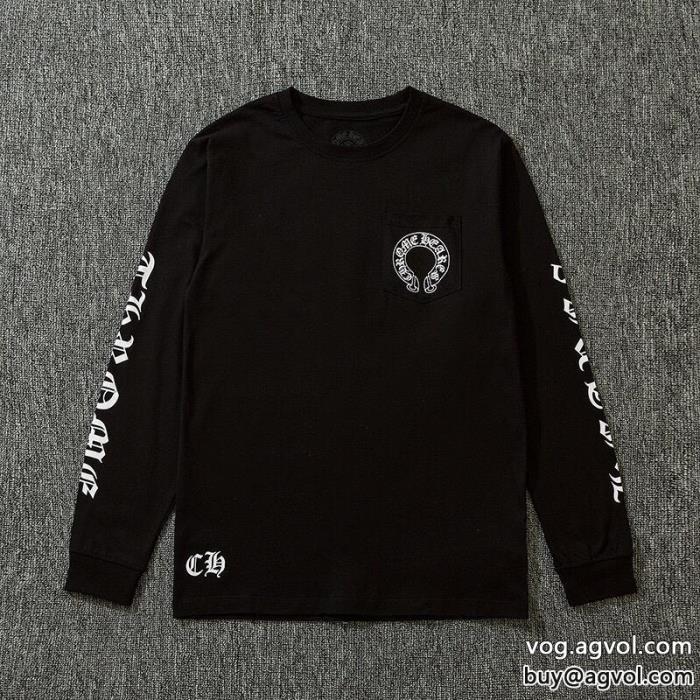ブランド コピー  2022&nbsp;長袖Tシャツ送料込み 希少品超必須アイテムCHROME HEARTS_0_1