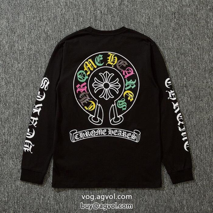 ブランド コピー  2022&nbsp;長袖Tシャツ送料込み 希少品超必須アイテムCHROME HEARTS_0_2